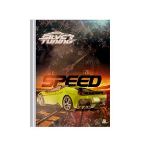 Caderno Grampeado Universitário Flexível 60 Folhas Speed Silver Turning Animativa