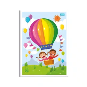 Caderno Grampeado Universitário Flexível 80 Folhas Sortido Foroni