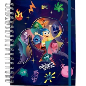 Caderno Inteligente Colegial 80 Folhas 90g Divertidamente Ref 5033 DAC
