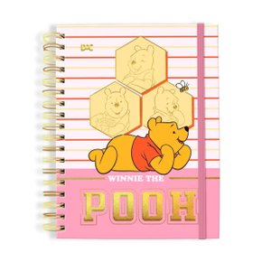 Caderno Inteligente Smart Urso Pooh Colegial 80 Folhas 90g 177x240mm Ref. 4494 DAC