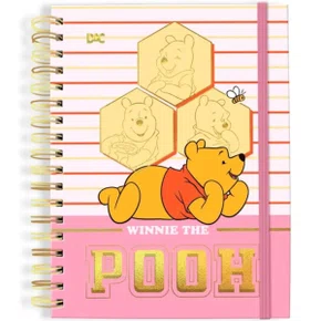 Caderno Inteligente Smart Urso Pooh Colegial 80 Folhas 90g 177x240mm Ref. 4494 DAC