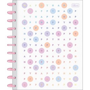 Caderno Inteligente Tilidisco Universitário 80 Fls Happy Tilibra