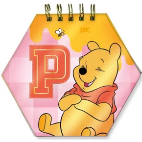 Caderno Mini Ficheiro Smart Pooh 80 Folhas 90g 160x138mm Ref. 4500 DAC
