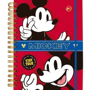 Caderno Smart Univ 80fls Vermelho Mickey Mouse DAC