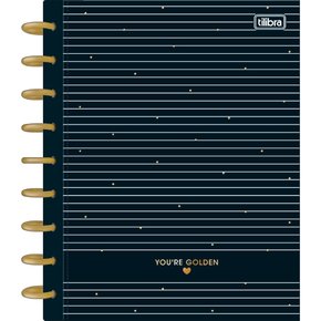 Caderno Tilidisco Colegial 80fls Preta West Village Tilibra