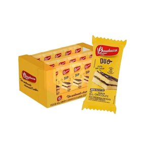 Caixa Bolinho Duo Chocolate 15 Unidades Bauducco