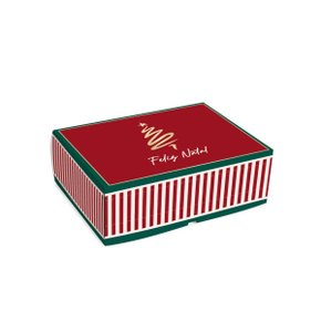 Caixa Cesta Natal Sortida 33x23x10cm Unidade Cromus