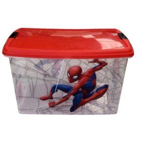 Caixa Organizadora Homem Aranha 4,2L Plasuti