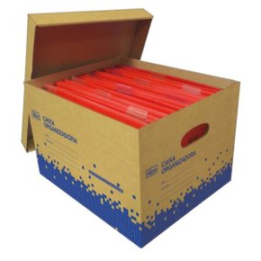 Caixa Organizadora para Pasta Suspensa em Papelão CM3 Tilibra