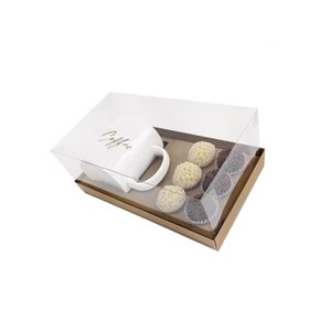 Caixa para Caneca e 06 Doces Kraft Unidade Cromus