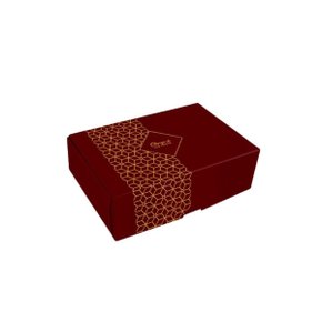 Caixa para Doces 06 Unidades, Cor Marrom Malbec, Código CXBB0652 Pacote com 10 Unidades (Conceito)