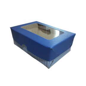 Caixa Para Doces Azul Escuro Unidade Kaixote