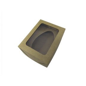 Caixa Para Ovo 100/150g C/Visor Kraft Unidade ArtFlex