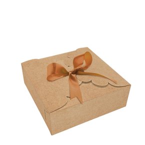 Caixa Rendada Para Doces e Presentes Kraft Unidade Conceito