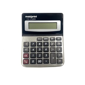 Calculadora de Mesa 12 Dígitos Cinza MX-C129M MaxPrint