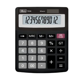 Calculadora de Mesa 12 Dígitos Pequena TC05 Tilibra