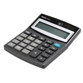 Calculadora de Mesa 12 Dígitos Preto B3562 Bazze