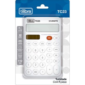 Calculadora Tilibra Tc 23 Branca 12 Digitos