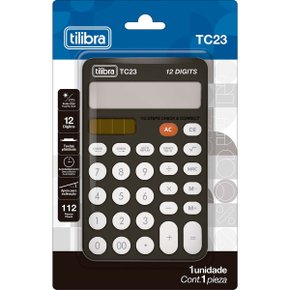 Calculadora Tilibra Tc 23 Preta 12 Digitos