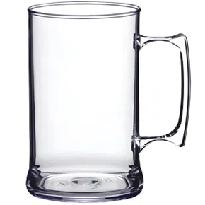 Caneca Chopp Acrílica Transparente 350ml Massari LB1301