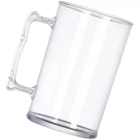 Caneca Chopp Acrílica Transparente 450ml OP28824 Neoplas