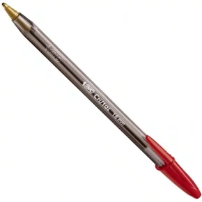 Caneta BIC Cristal 1,6 mm Vermelha Bold