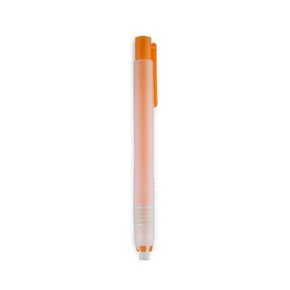 Caneta Borracha Retrátil Redonda 13 cm Laranja Brw