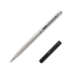 Caneta Crown Esferográfica Prata Hawai