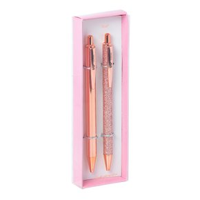 Caneta Esferográfica 1.0mm C/02 Glitter Rosa Soul BRW