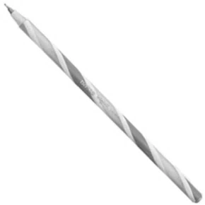 Caneta Esferográfica 1.0mm Prata Wave Bazze