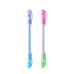 Caneta Esferográfica Duas Cores Azul e Vermelha Double Bazze