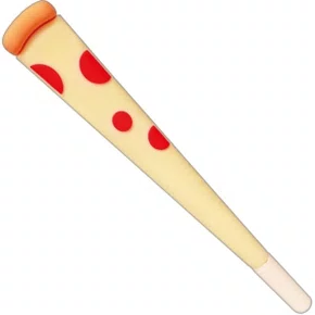 Caneta Gel 0.5mm Amarelo Pizza Foods Tilibra