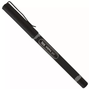Caneta Gel 0.5mm Preto Alpha Tris