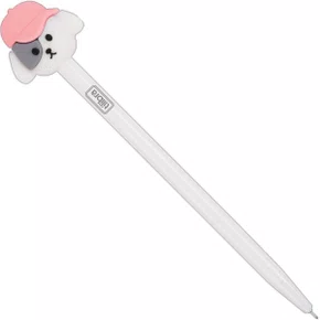 Caneta Gel 0.5mm Retrátil Rosa Dogs Tilibra