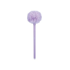 Caneta Gel Apagável Fluffly C/ Pompom Lilás BRW