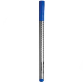 Caneta Grip Ponta Fina Azul Royal Faber Castell