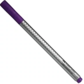 Caneta Grip Ponta Fina Roxa Faber Castell