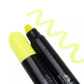 Caneta Marca Texto Amarelo Gel Faber-Castell