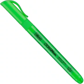 Caneta Marca Texto Croma Neon Verde Tilibra