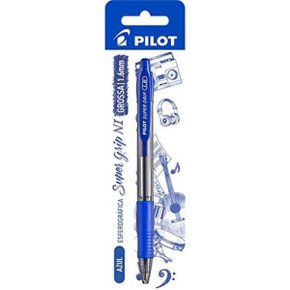 Caneta Pilot Super Grip 1.6 Azul