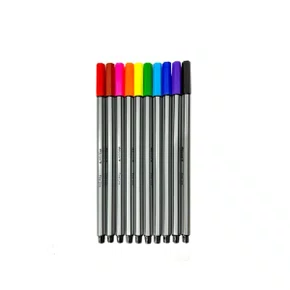 Caneta Ponta Porosa Fine Line 0,4mm com 10 Cores Skypaper