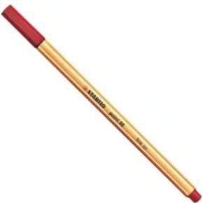 Caneta Stabilo Point 88 Vermelha