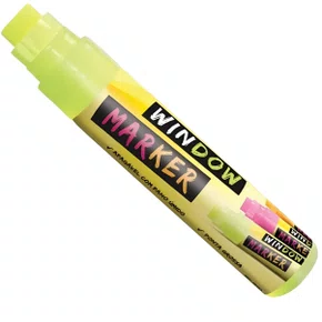 Caneta Vitrine Window Marker Amarelo Acrilex