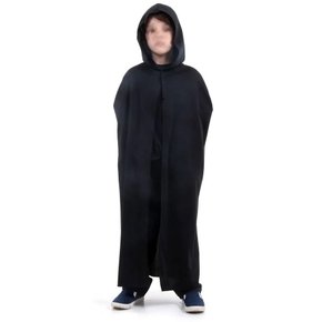 Capa com Capuz Preta 90 cm Matsumoto