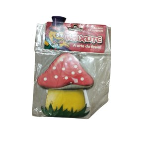 Capa Pirulito Decoração Grande Cogumelo Kaixote com 10 Unidades