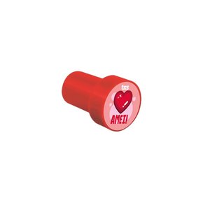 Carimbo Pedagógico Vermelho Amei! Tris