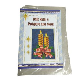 Cartão Natal Natal Pop 28 JI Cart - Velas Amarela e Vermelha