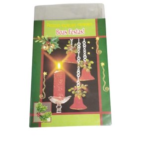 Cartao Natal Natal Pop 63 Ji Cart Sinos E Velas Vermelhas
