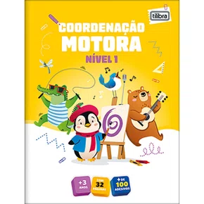 Cartilha Coordenação Motora Nível 2 (+3 anos) Tilibra