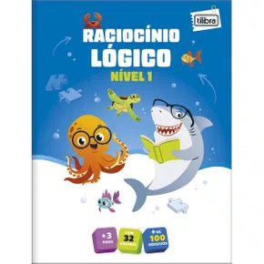 Cartilha Raciocínio Logico Nível 1 (+3 anos) Tilibra